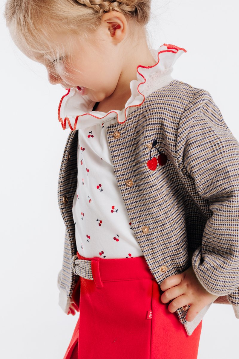 Veste Beige et bleu marine - Obaïbi