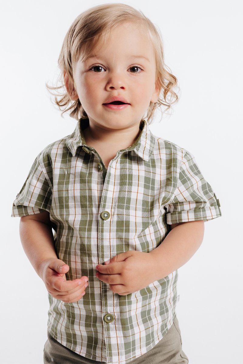 Chemise Orange et vert - Obaïbi