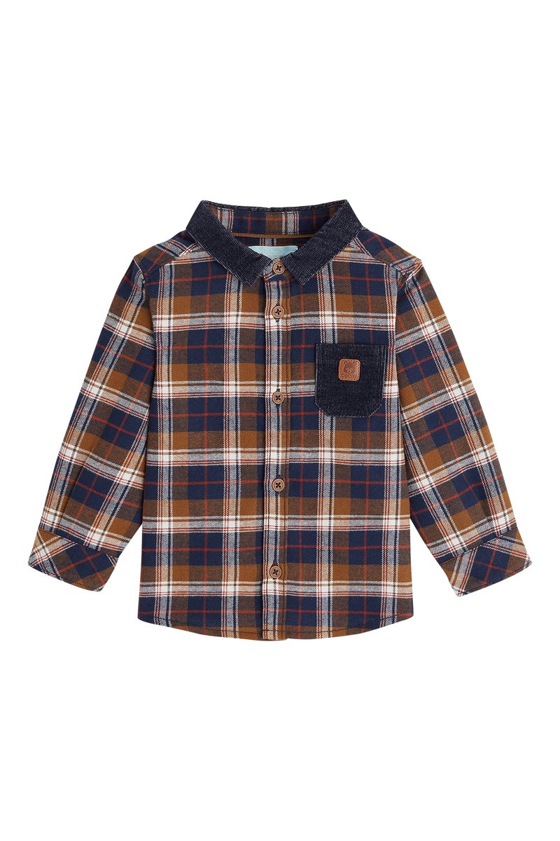 Chemise Marron et bleu marine - Obaïbi