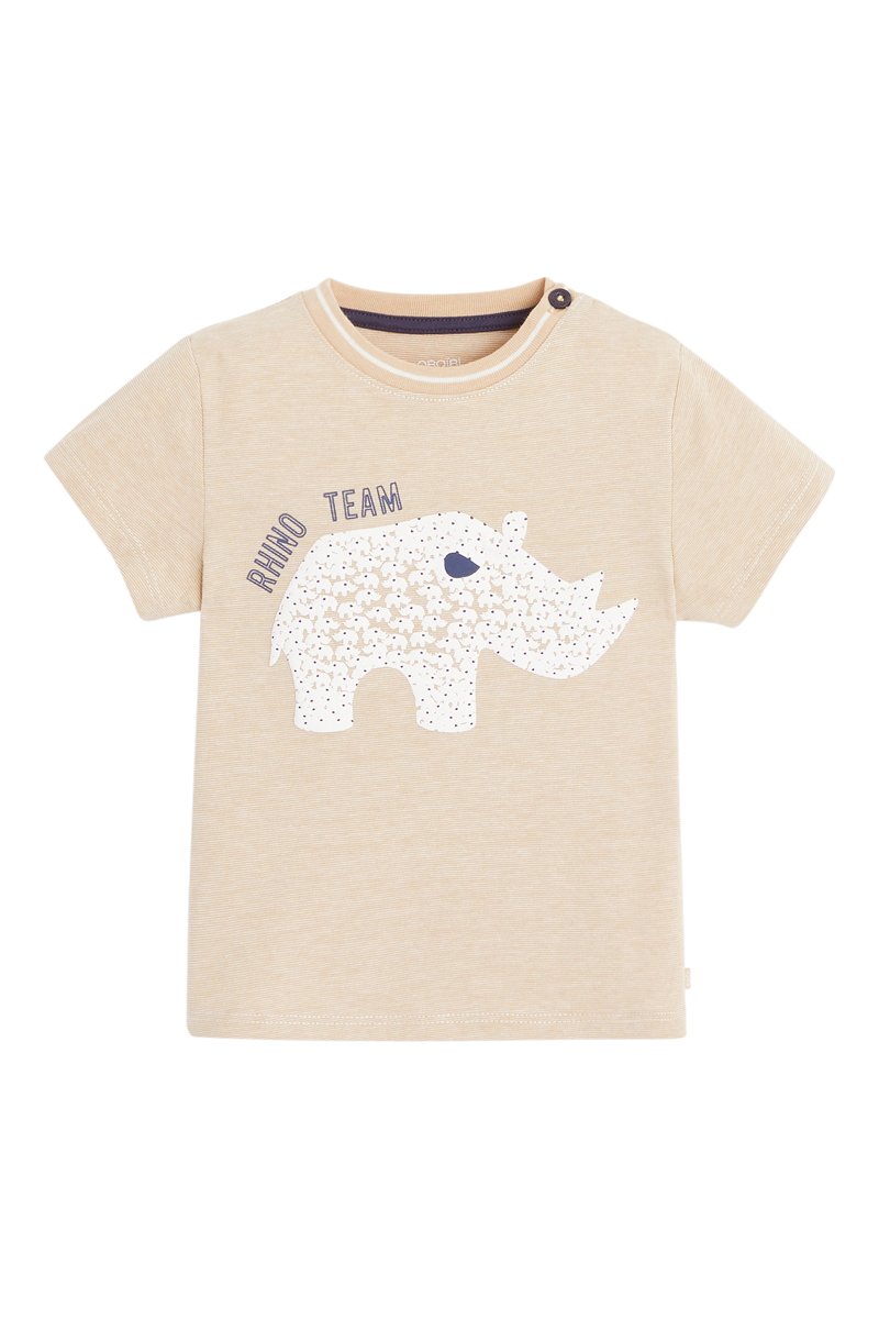 T-shirt Beige et écru - Obaïbi