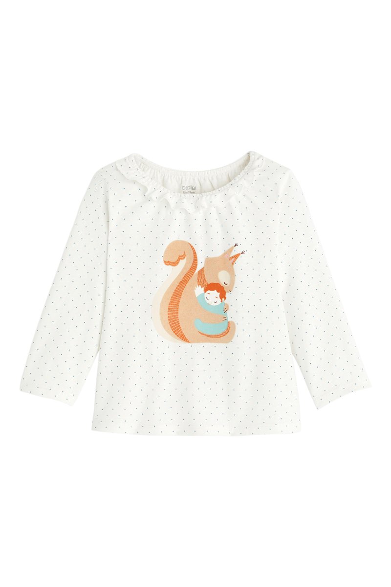 T-shirt Blanc et bleu foncé - Obaïbi