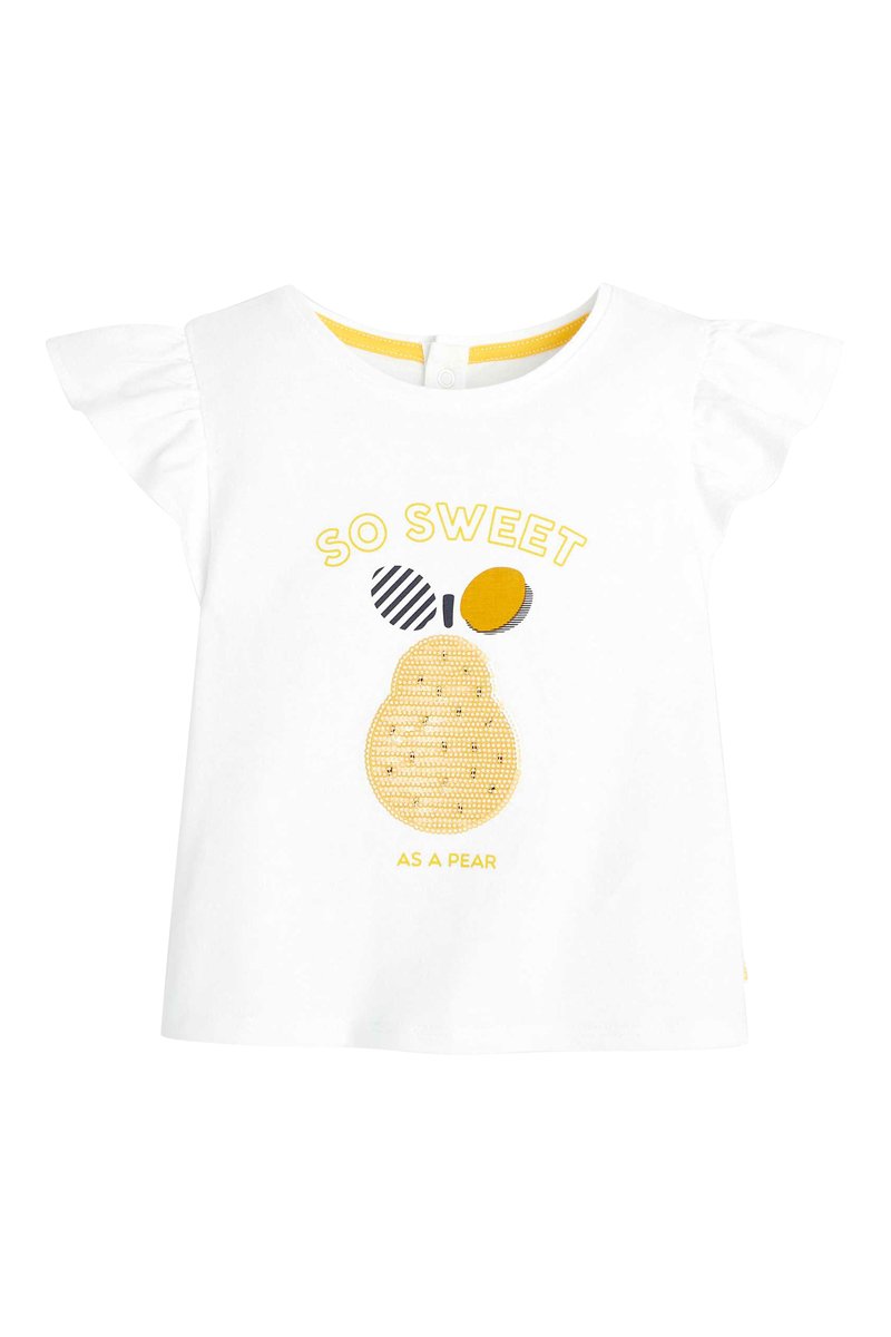 T-shirt en coton biologique Blanc - Obaïbi