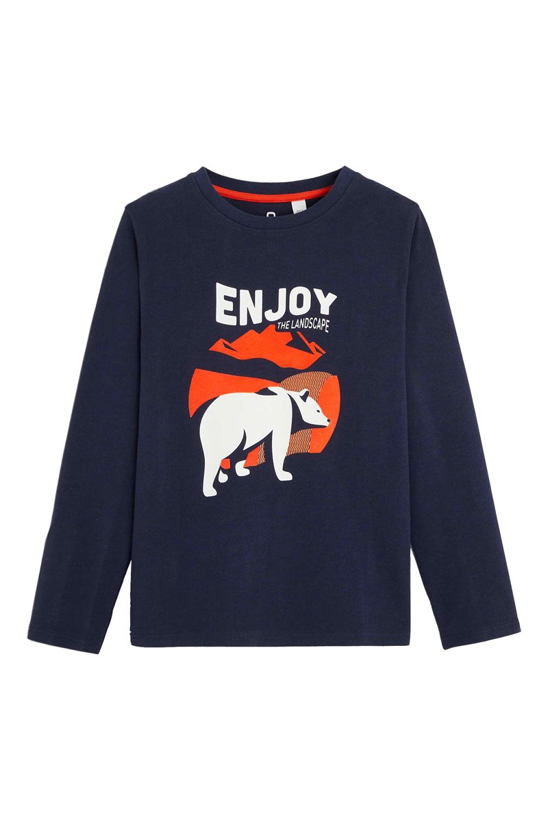 T-shirt Bleu nuit - Okaïdi