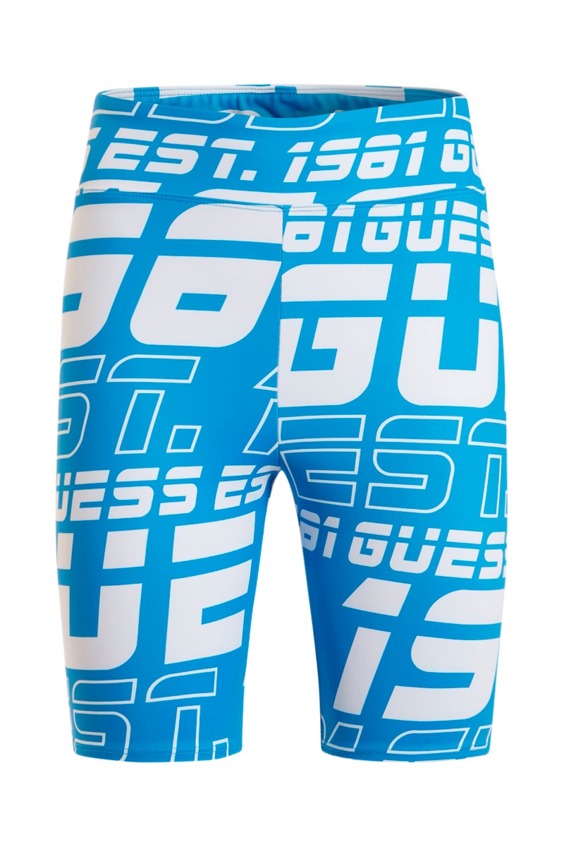Cycliste taille haute Turquoise et blanc