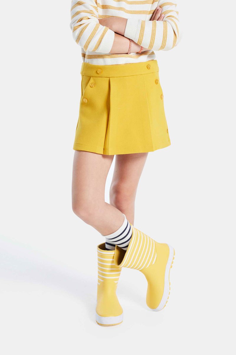 Jupe-short Jaune - Okaïdi