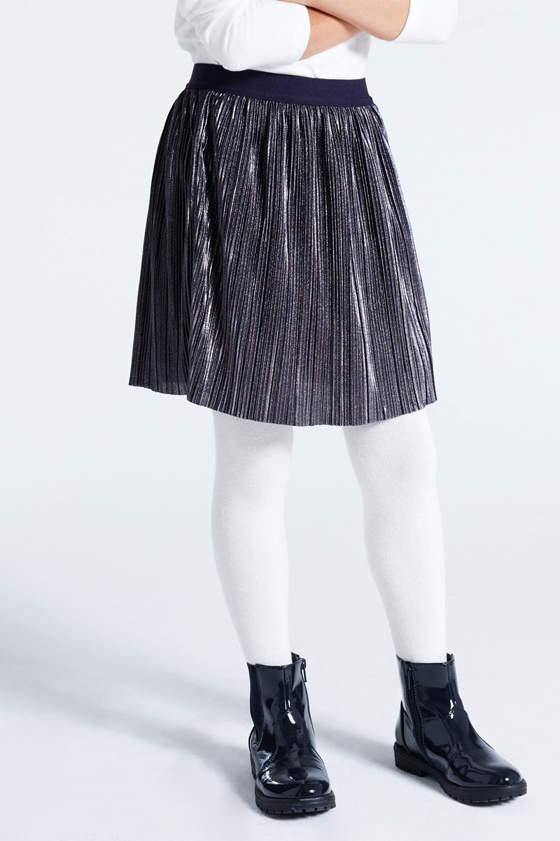 Jupe plissée Bleu marine - Okaïdi