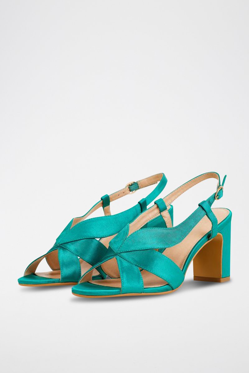 Sandales à talons Turquoise