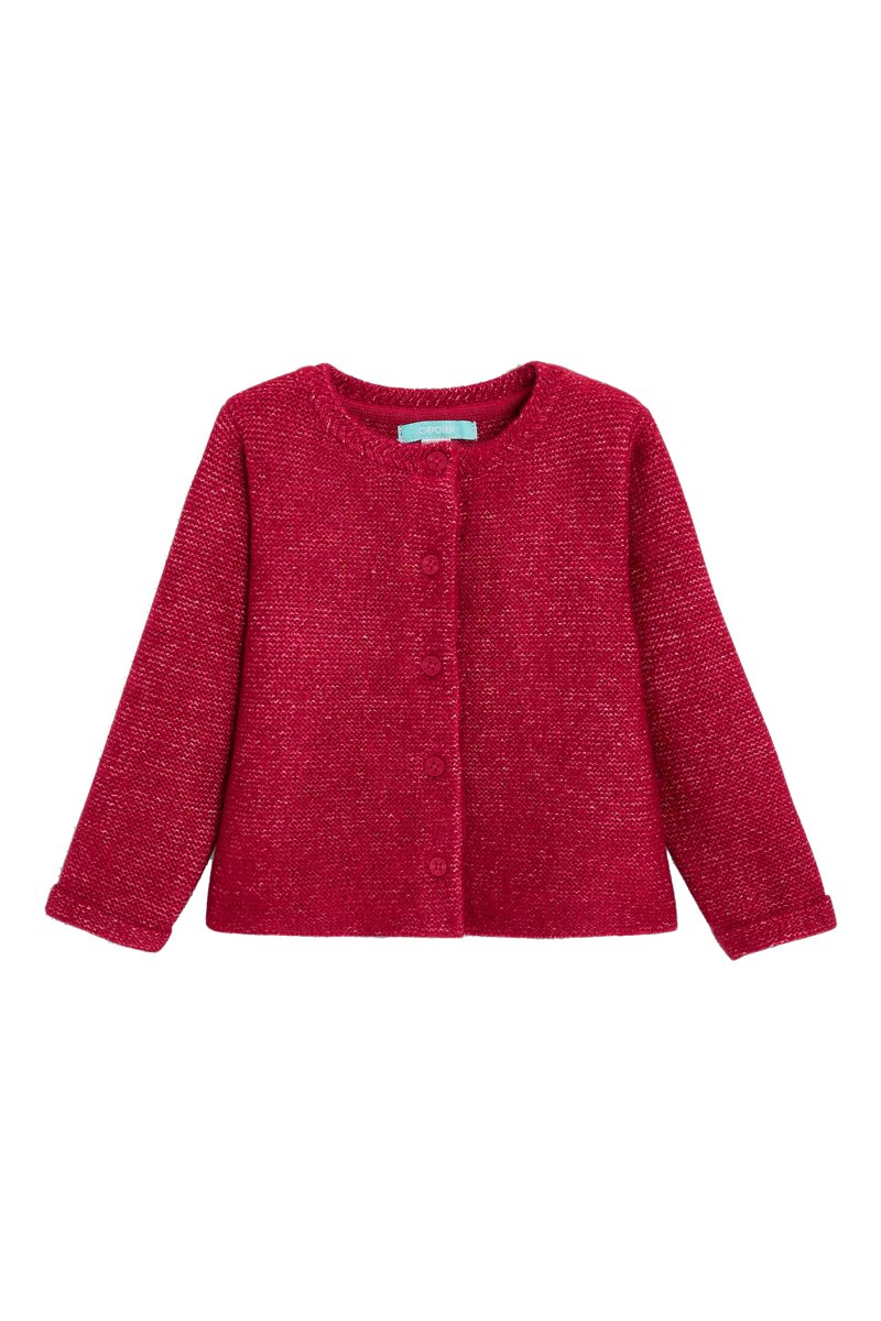 Gilet Bordeaux chiné - Obaïbi