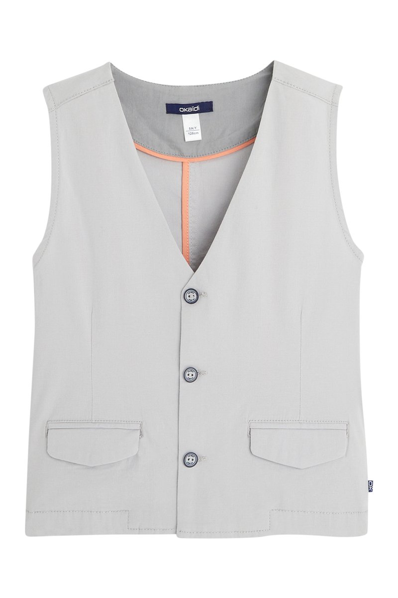 Gilet de costume Gris - Okaïdi