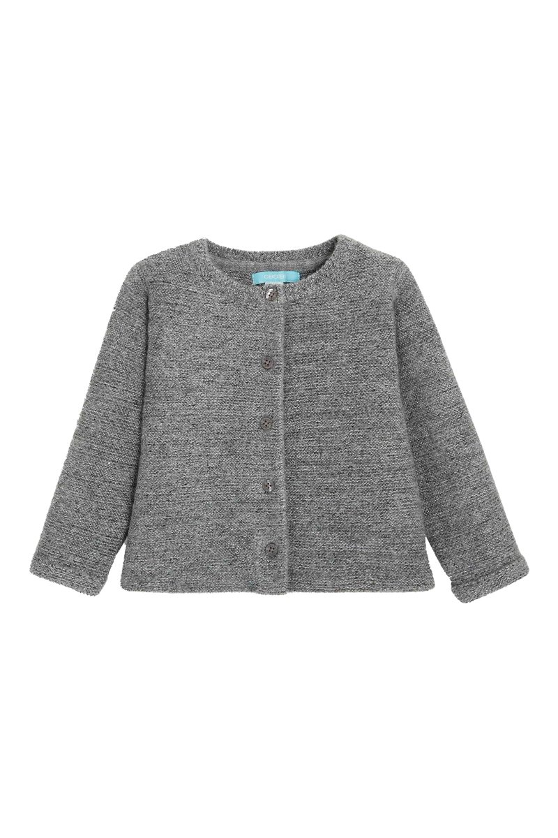 Gilet Gris foncé chiné - Obaïbi