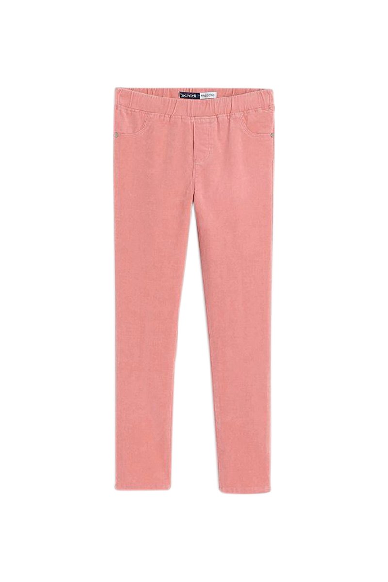 Tregging en velours Corail - Okaïdi