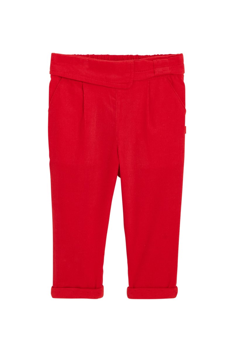 Pantalon en velours Rouge - Obaïbi