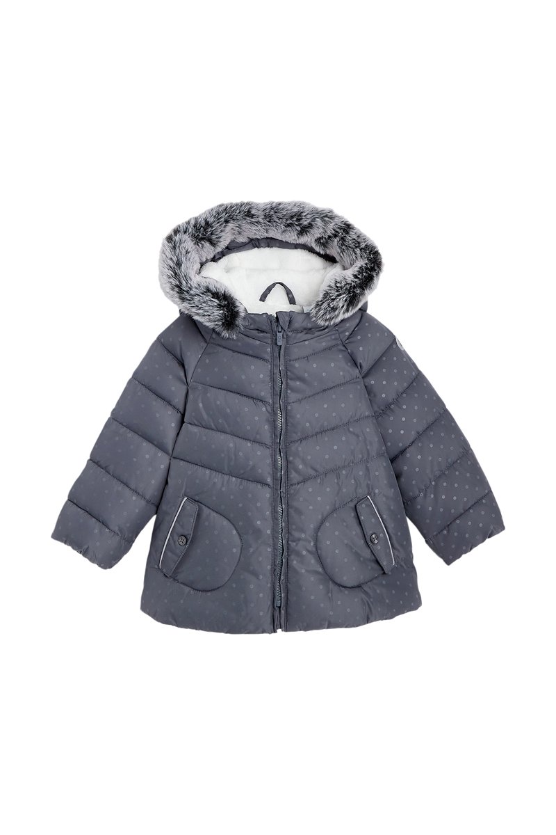 Manteau à capuche Gris - Obaïbi