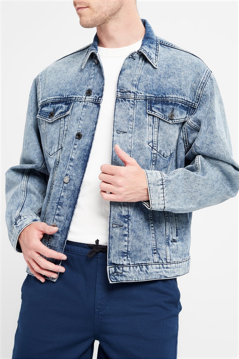 Veste en jean - Bleu clair