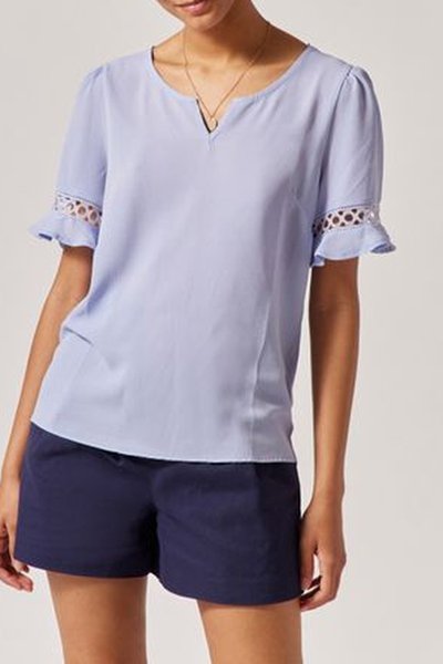 Top bi-matière Ciel