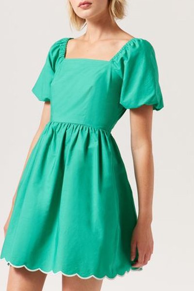 Robe patineuse Turquoise