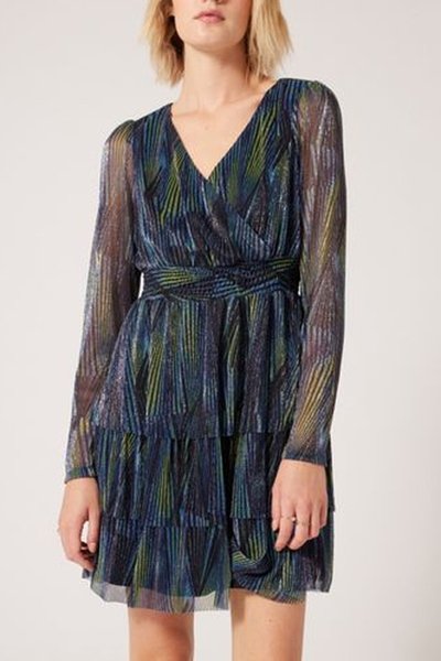 Robe patineuse Bleu marine