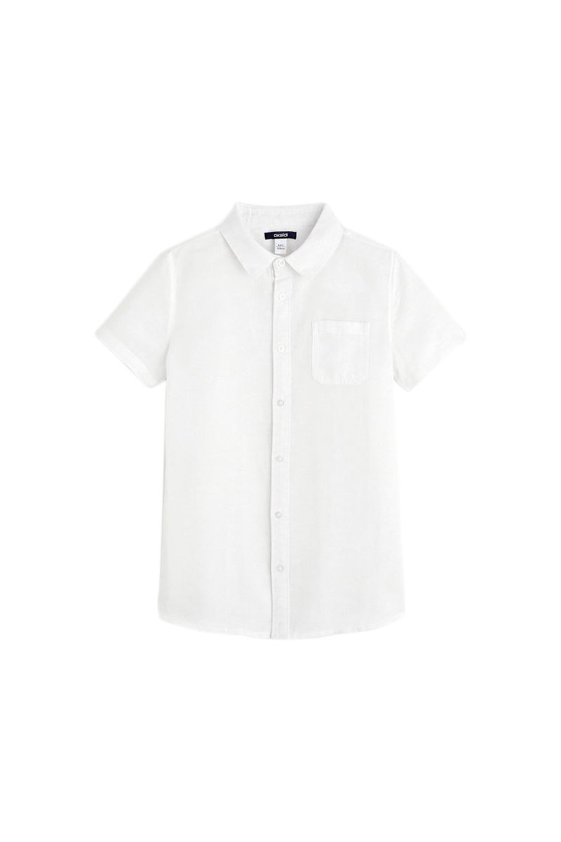 Chemise en lin Blanc