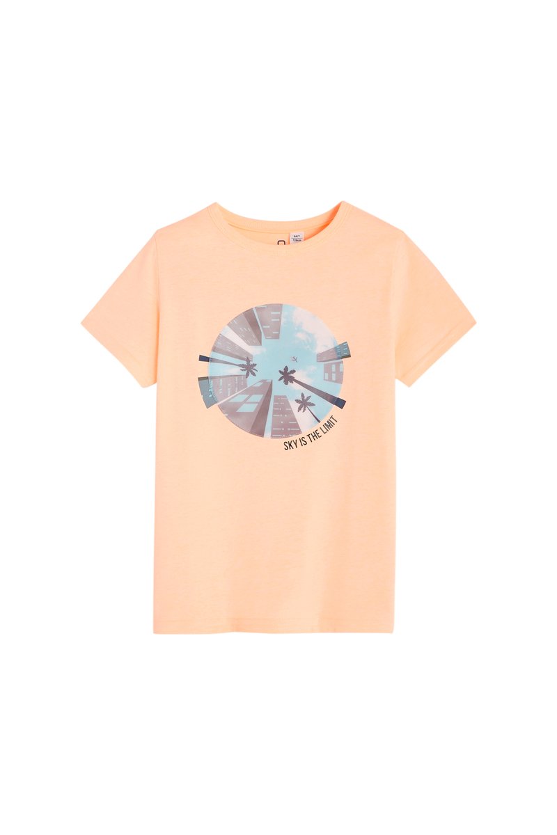 T-shirt Saumon chiné