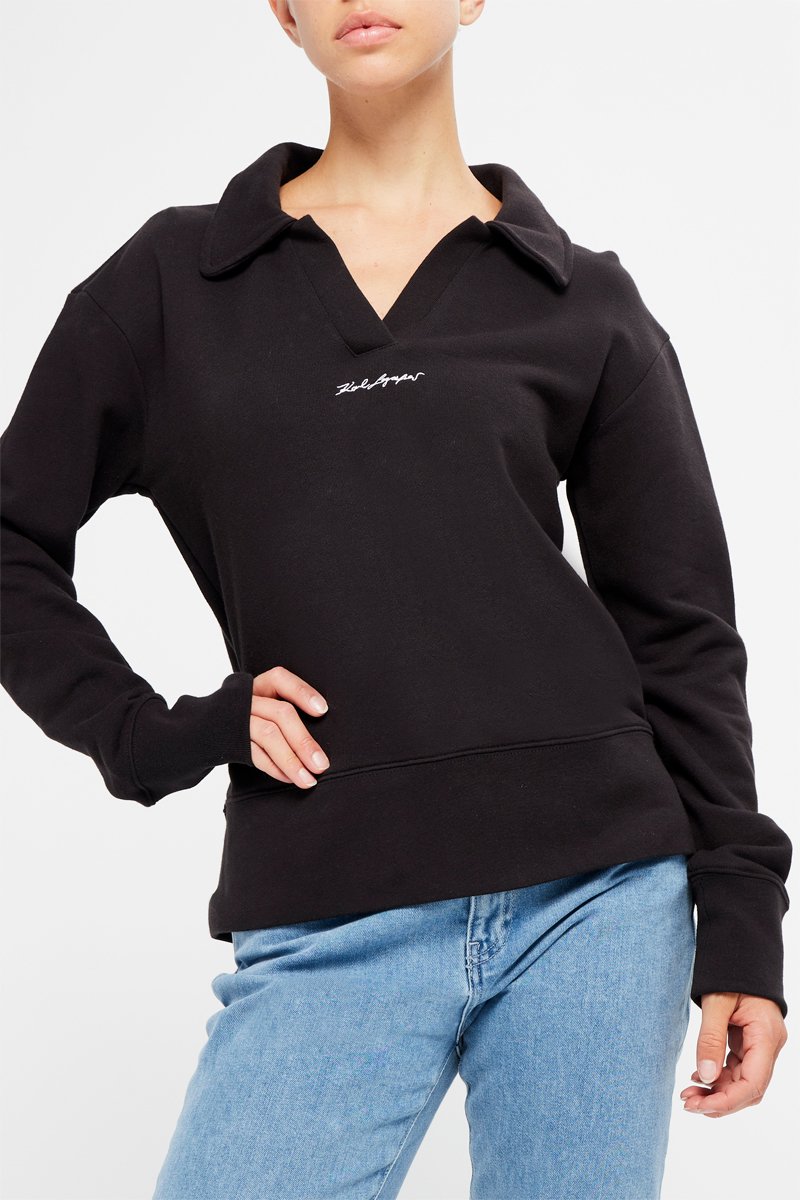 Sweat en coton biologique - Noir