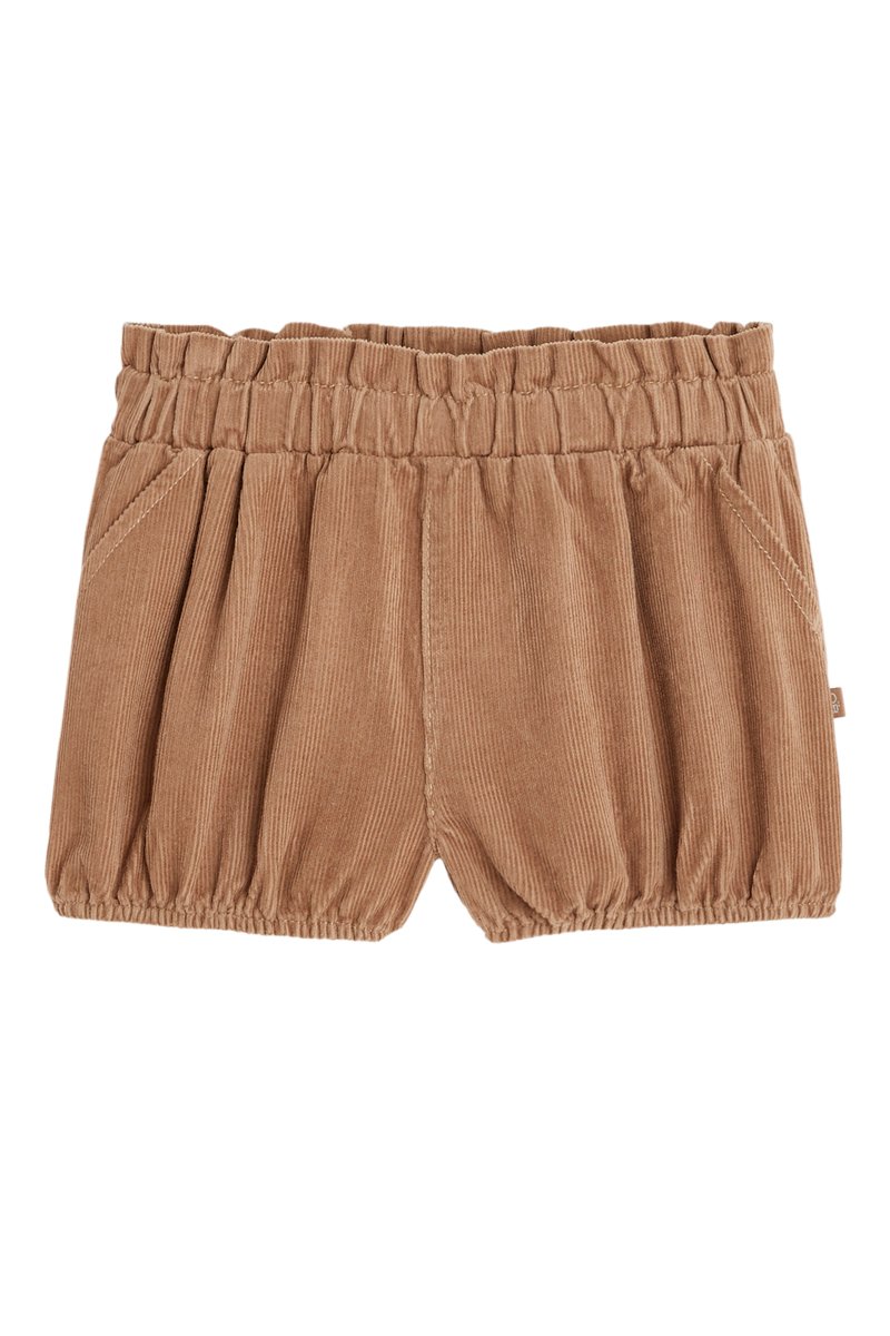 Short en velours Camel - Obaïbi