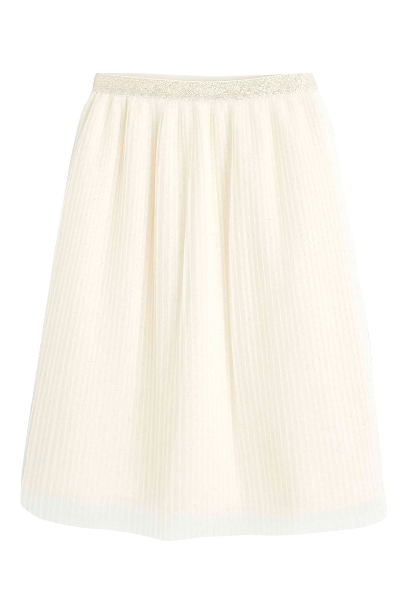 Jupe plissée Ivoire - Okaïdi