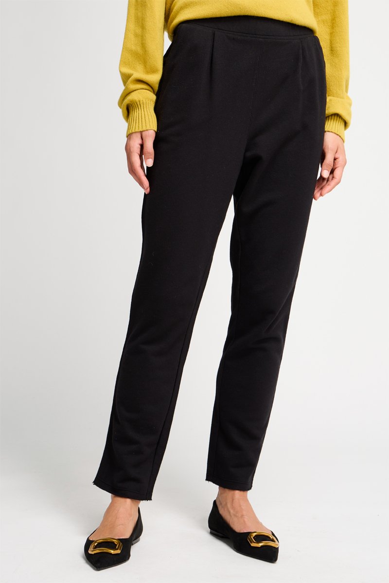 Pantalon droit Noir