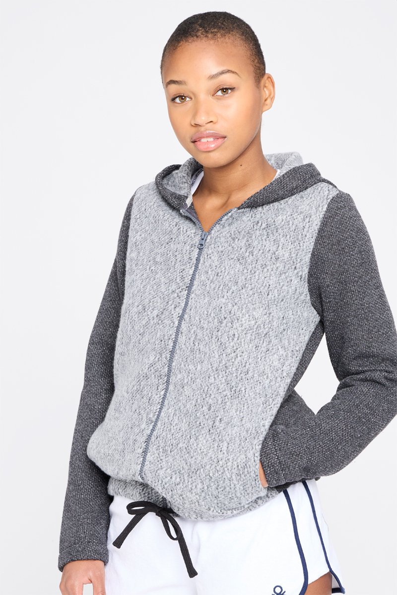 Sweat à capuche Gris