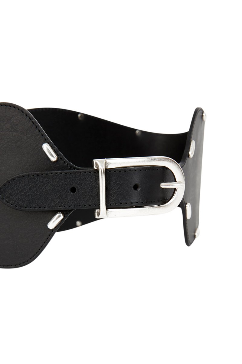 Ceinture en cuir - Noir