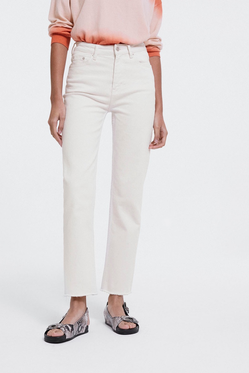 Pantalon droit - Blanc