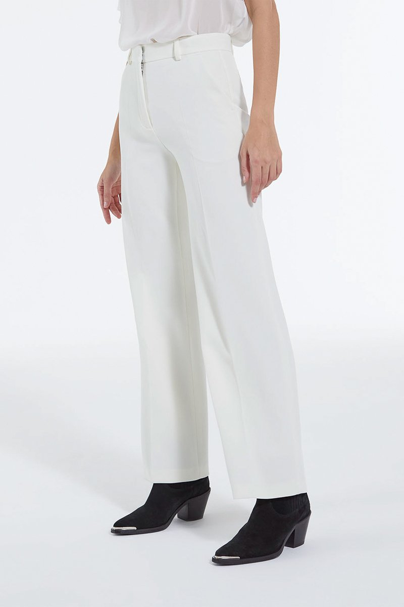 Pantalon droit - Blanc