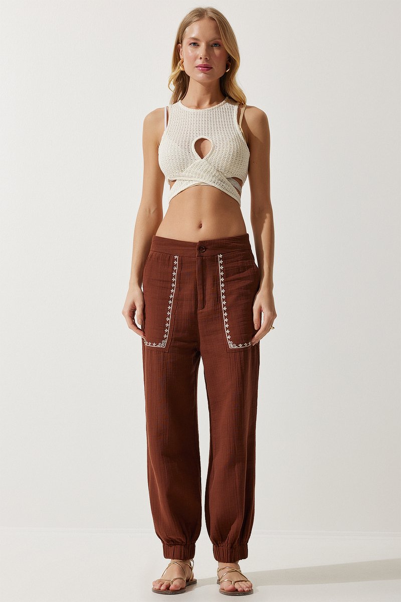 Pantalon - Marron