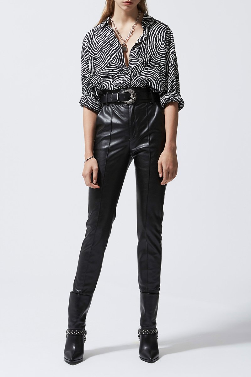 Pantalon droit - Noir