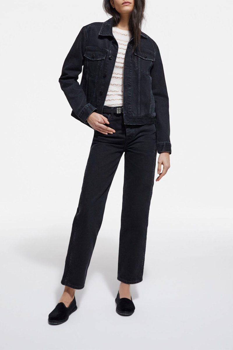 Veste en jean - Noir