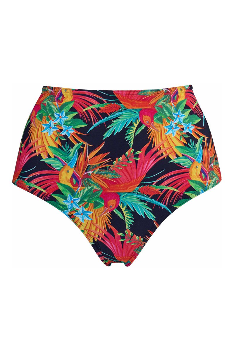 Bas de maillot - Culotte taille haute - Doré