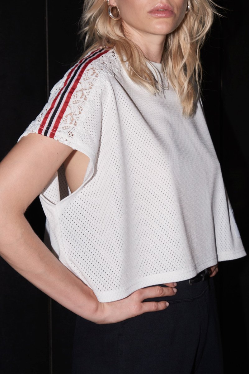 Crop-top - Blanc