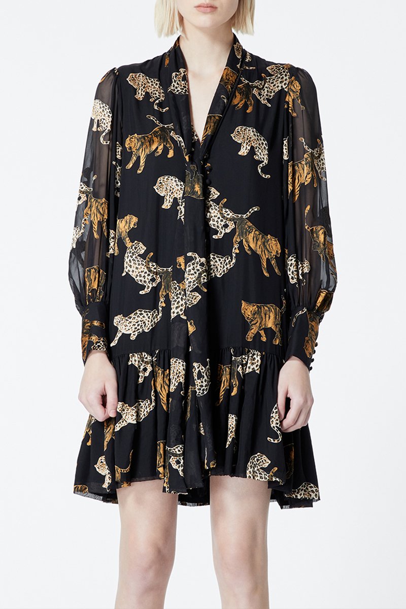 Robe taille basse - Noir