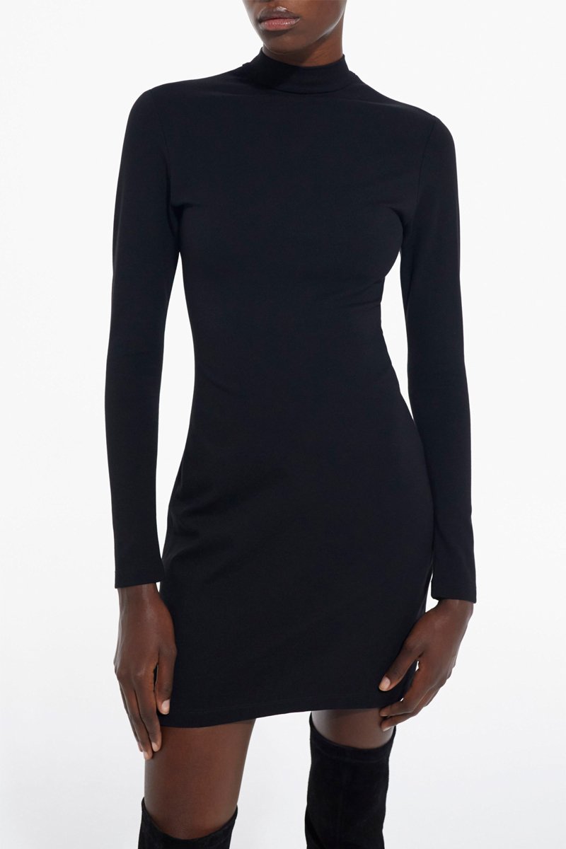 Robe fourreau - Noir