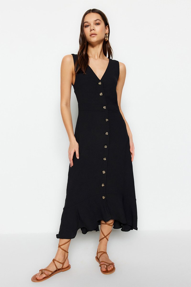Robe midi - Noir