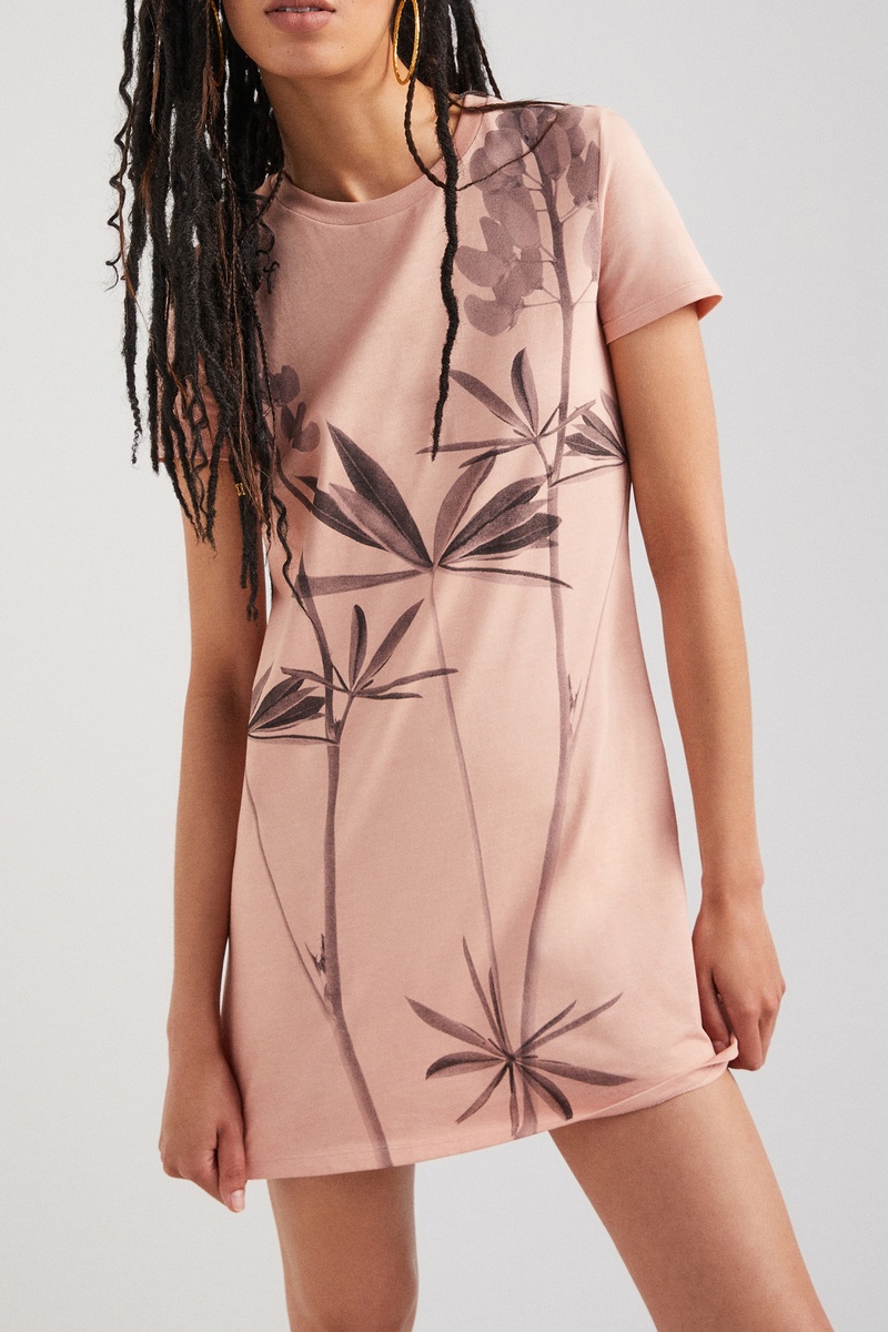 Robe droite Lolita - Rose