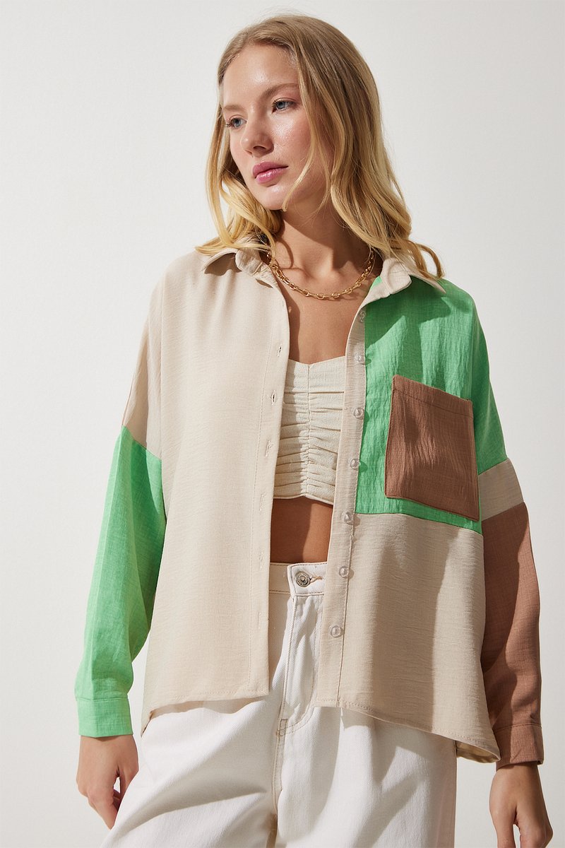 Chemisier en lin - Beige