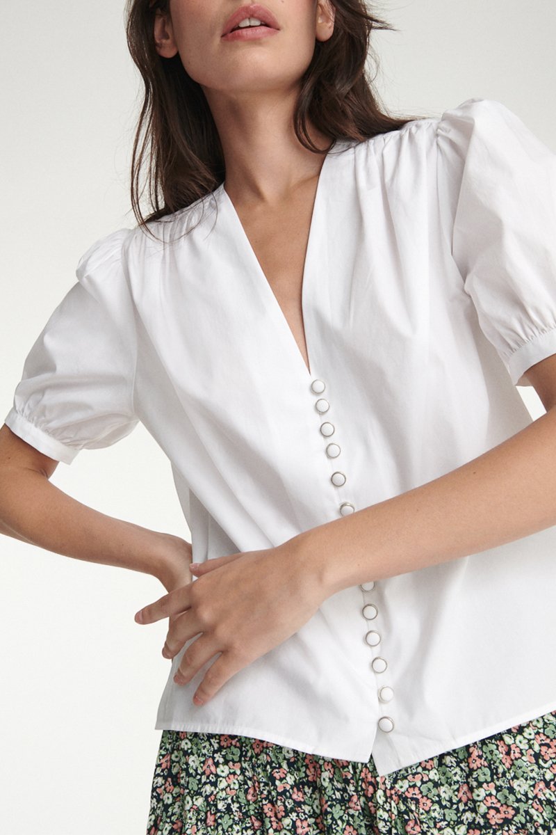 Chemisier - Blanc