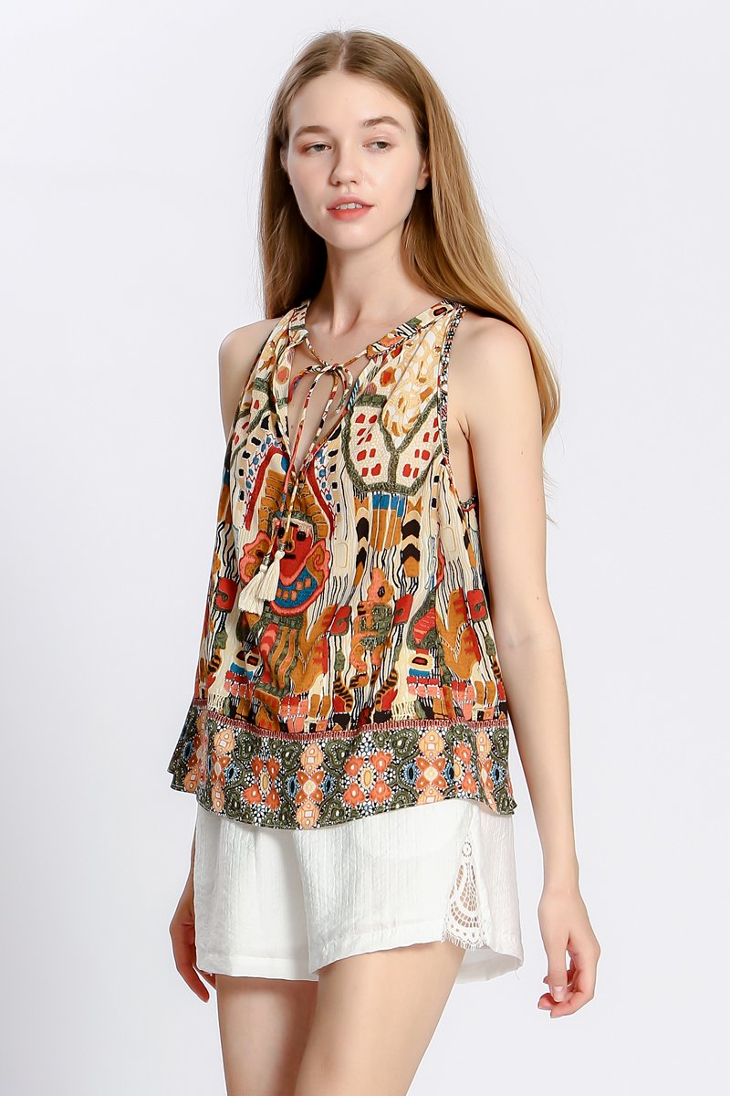 Blouse - Rouge brique