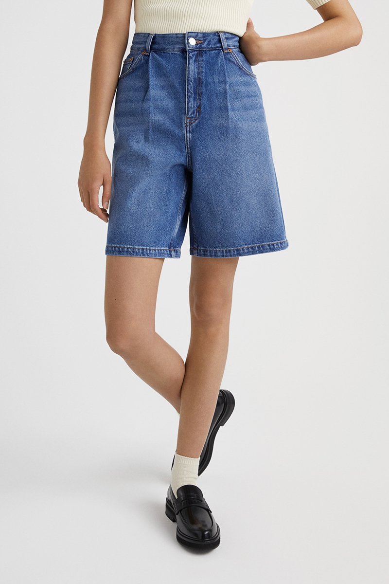 Bermuda en jean - Bleu clair