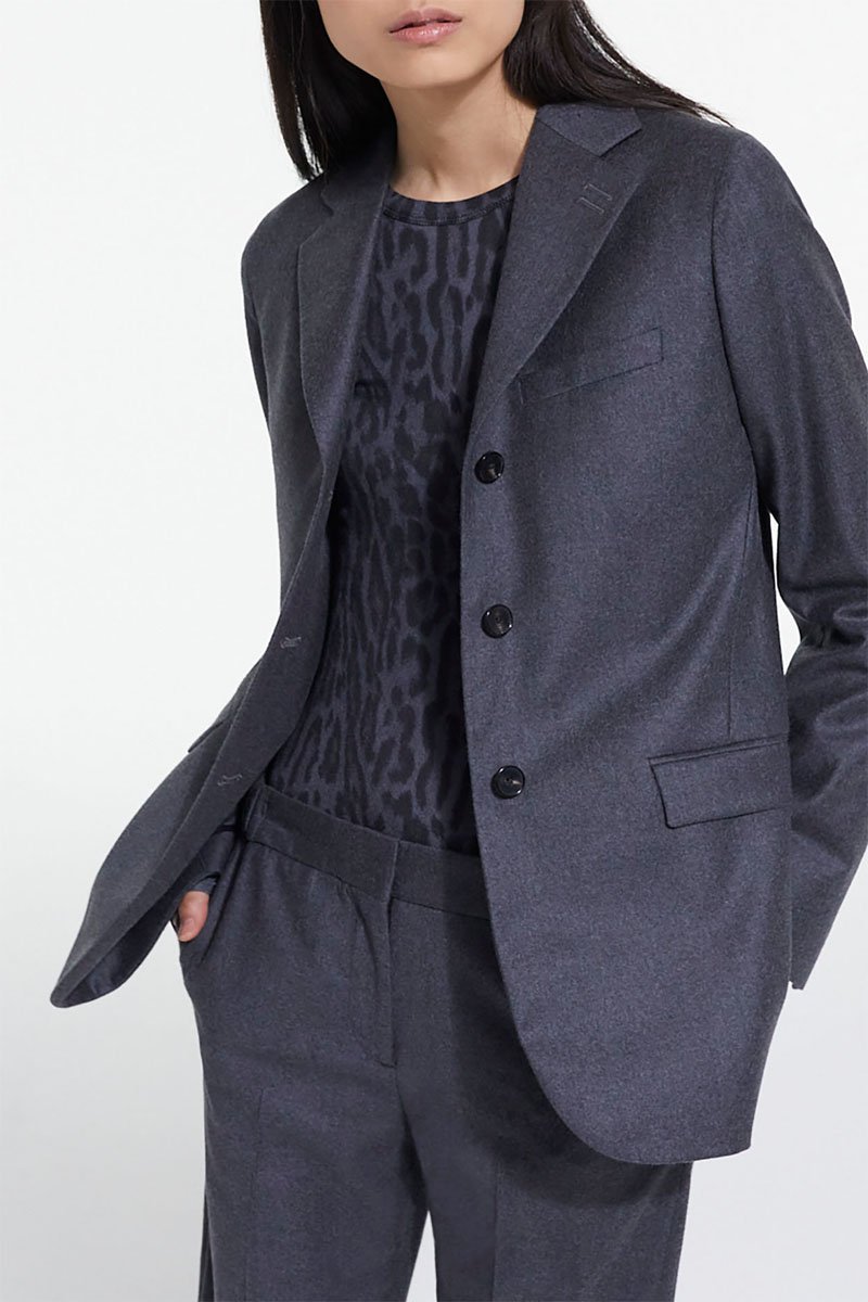 Blazer en laine - Gris