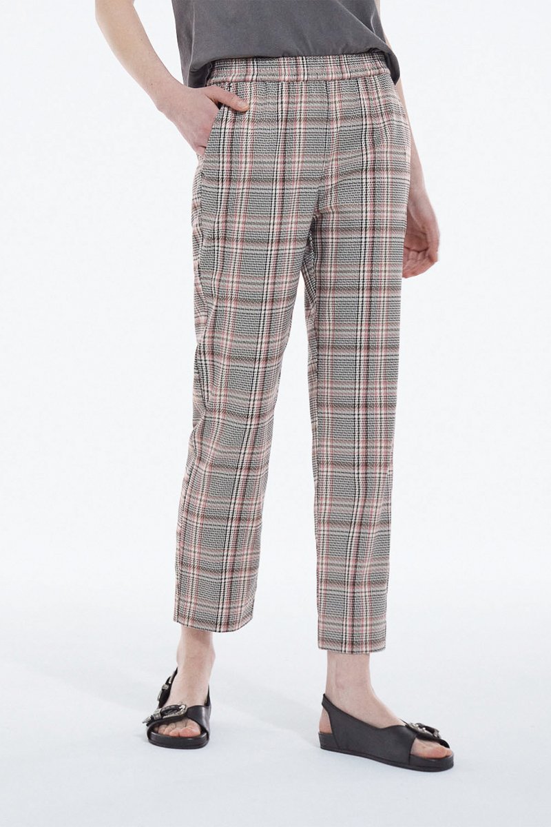 Pantalon droit 7/8 - Rose