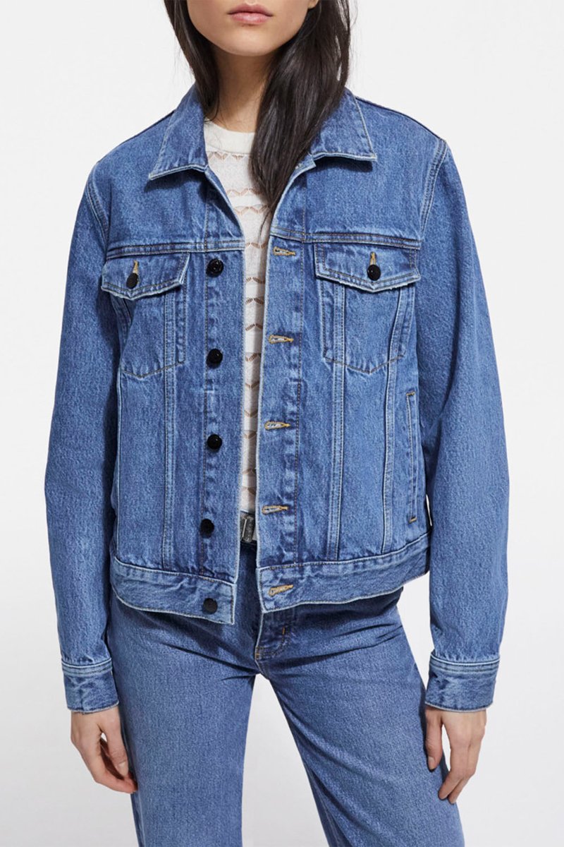 Veste en jean - Bleu