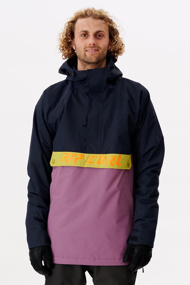 Manteau de ski Primative 10K/10K Bleu marine et rose