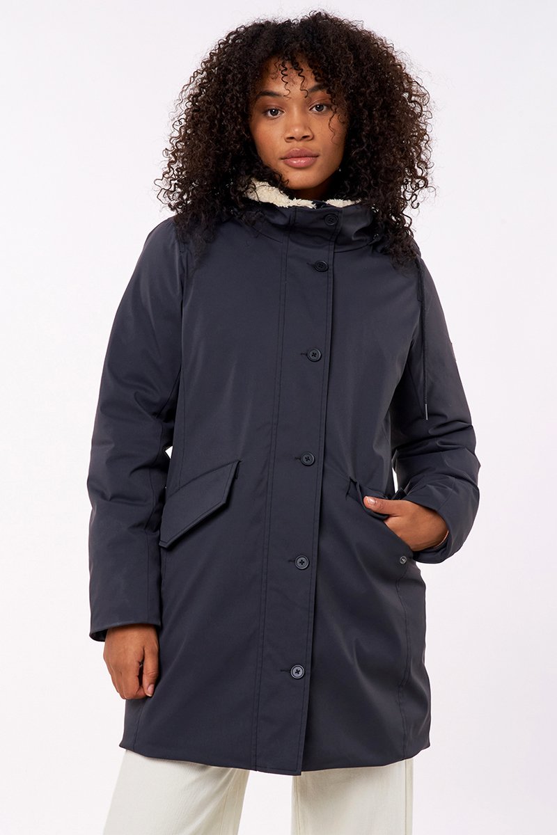 Parka à capuche Anti Series Swell Noir