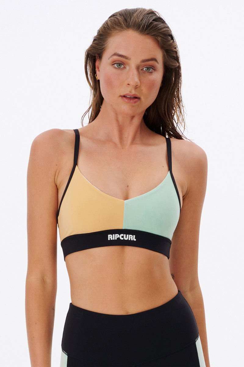 Brassière Mirage Run Swim Surf Menthe et orange